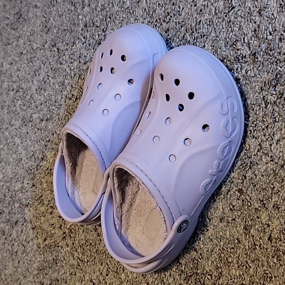 Crocs Baya Lined Clogs lavender purple
